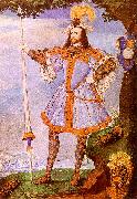 Nicholas Hilliard Portrait of George Clifford The Earl of Cumberland France oil painting reproduction